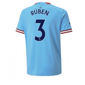 Manchester City Ruben Dias #3 Hemmatröja 2022-23 Kortärmad